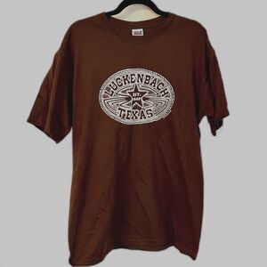 Luckenbock Texas unisex brown teeshirt size Lg